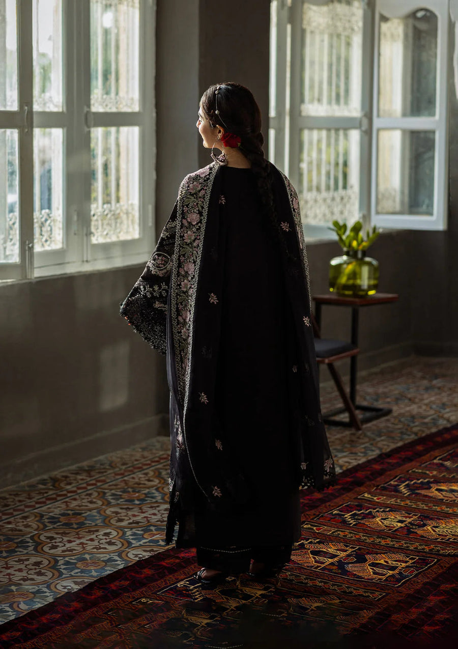 Kahf Premium Embroidered Karandi Unstitched 3Pc Suit KKH-06B LIARA