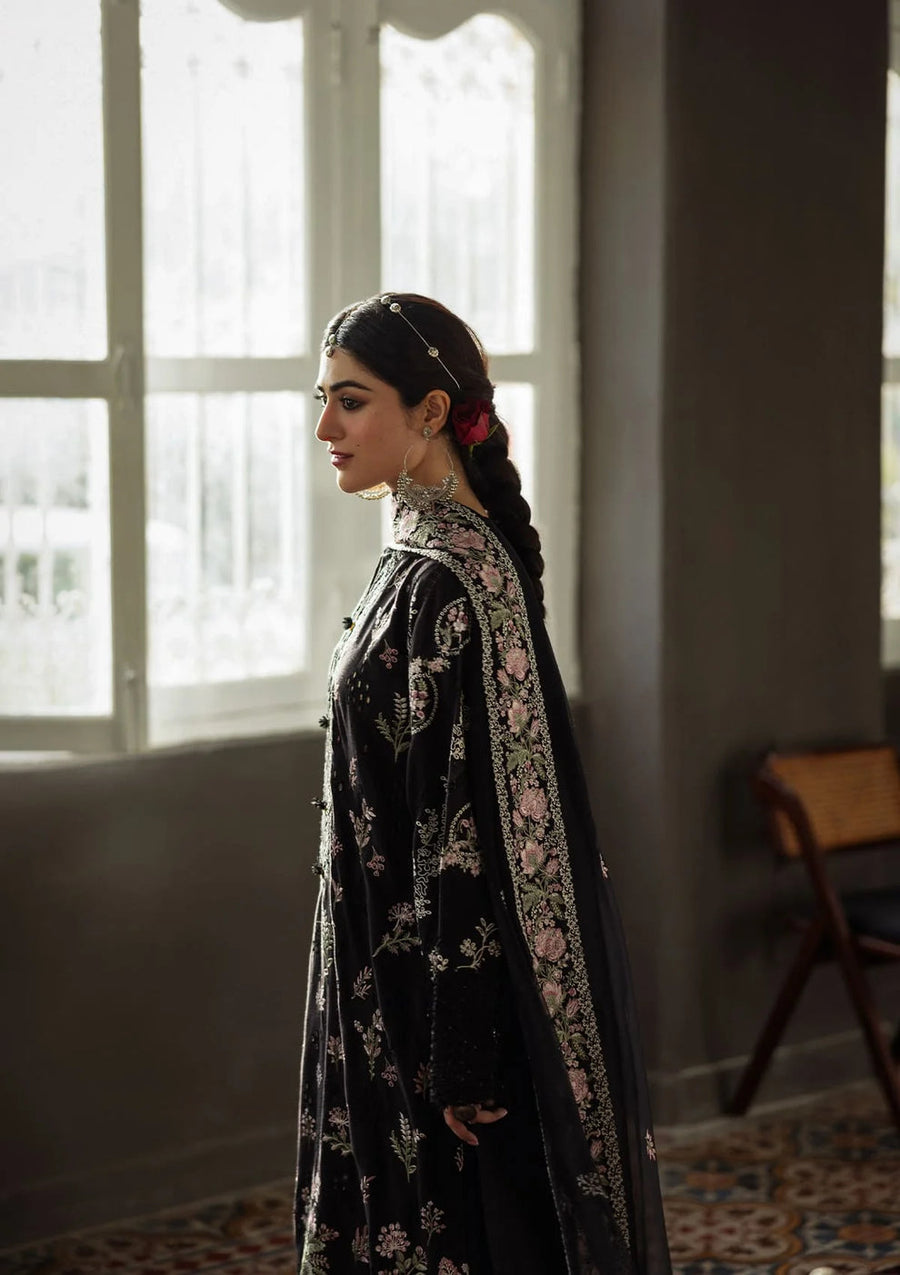 Kahf Premium Embroidered Karandi Unstitched 3Pc Suit KKH-06B LIARA