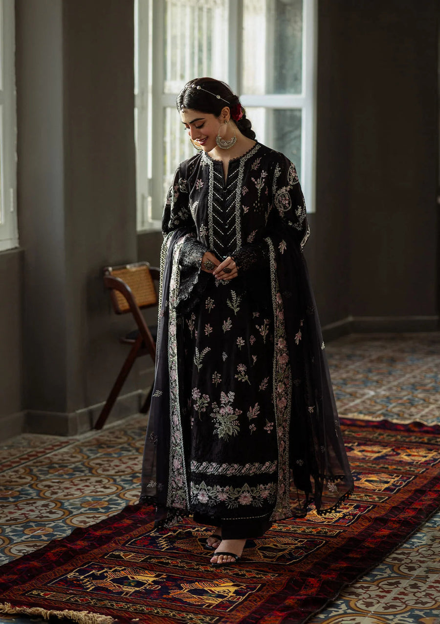 Kahf Premium Embroidered Karandi Unstitched 3Pc Suit KKH-06B LIARA