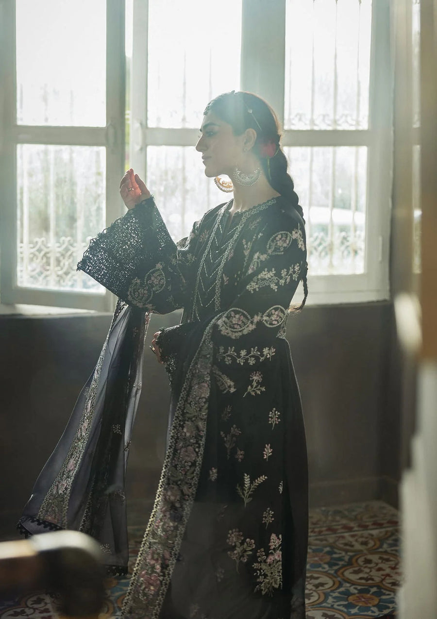 Kahf Premium Embroidered Karandi Unstitched 3Pc Suit KKH-06B LIARA