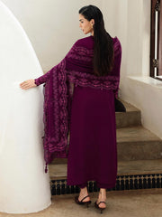 Qalamkar Qline Embroidered Linen Unstitched 3Pc Suit KL-01 VEYRAН