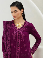 Qalamkar Qline Embroidered Linen Unstitched 3Pc Suit KL-01 VEYRAН