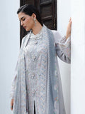Qalamkar Qline Embroidered Linen Unstitched 3Pc Suit KL-02 HAZE