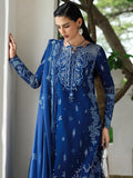 Qalamkar Qline Embroidered Linen Unstitched 3Pc Suit KL-03 ECLIPSE