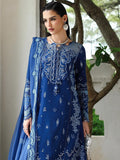 Qalamkar Qline Embroidered Linen Unstitched 3Pc Suit KL-03 ECLIPSE