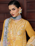 Qalamkar Qline Embroidered Linen Unstitched 3Pc Suit KL-06 GLEAM