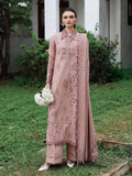 Qalamkar Qline Embroidered Linen Unstitched 3Pc Suit KL-08 VEIL