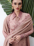 Qalamkar Qline Embroidered Linen Unstitched 3Pc Suit KL-08 VEIL