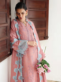 Qalamkar Qline Embroidered Linen Unstitched 3Pc Suit KL-10 FAYE