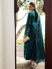 Qalamkar Qlinekari Embroidered Linen Unstitched 3Pc Suit KL-11 MEADOW