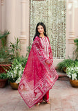 KAHF Ek Fasana Embroidered Luxury Lawn Unstitched 3Pc Suit KLB-1B MAHRANI