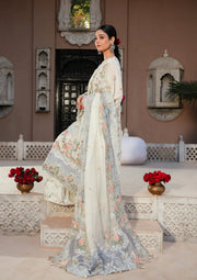 KAHF Ek Fasana Embroidered Luxury Lawn Unstitched 3Pc Suit KLB-2A NEELOFAR
