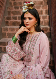 KAHF Ek Fasana Embroidered Luxury Lawn Unstitched 3Pc Suit KLB-3A DILNASHEEN