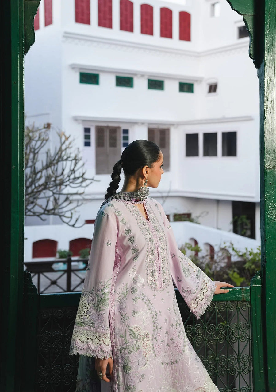 KAHF Ek Fasana Embroidered Luxury Lawn Unstitched 3Pc Suit KLB-4A MEHAK