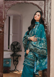KAHF Ek Fasana Embroidered Luxury Lawn Unstitched 3Pc Suit KLB-5A MORNI