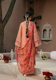 KAHF Ek Fasana Embroidered Luxury Lawn Unstitched 3Pc Suit KLB-5B ADAA