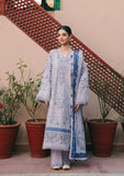 KAHF Ek Fasana Embroidered Luxury Lawn Unstitched 3Pc Suit KLB-7B NAZNEEN