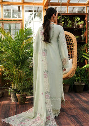 Kahf Premium Embroidered Luxury Lawn Unstitched 3Pc Suit KLE-01A Margarita