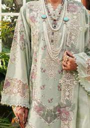 Kahf Premium Embroidered Luxury Lawn Unstitched 3Pc Suit KLE-01A Margarita