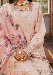 Kahf Premium Embroidered Luxury Lawn Unstitched 3Pc Suit KLE-05B Coralyn