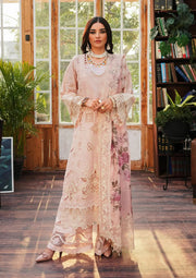 Kahf Premium Embroidered Luxury Lawn Unstitched 3Pc Suit KLE-05B Coralyn