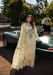 Kahf Premium Embroidered Luxury Lawn Unstitched 3Pc Suit KLR-03 Sasha
