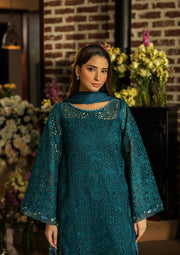Kahf Premium Embroidered Luxury Lawn Unstitched 3Pc Suit KLR-06 Whimsy