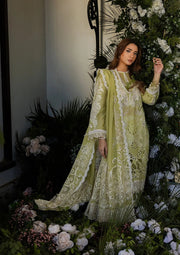 Kahf Premium Embroidered Luxury Lawn Unstitched 3Pc Suit KLR-08 Amelia