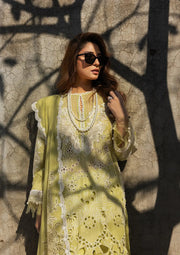 Kahf Premium Embroidered Luxury Lawn Unstitched 3Pc Suit KLR-08 Amelia