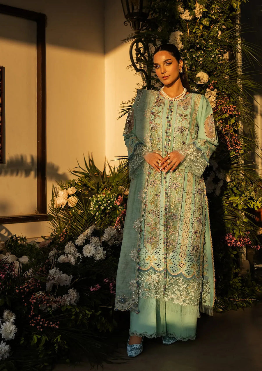 Kahf Premium Embroidered Luxury Lawn Unstitched 3Pc Suit KLR-10 Elva