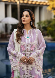Kahf Premium Embroidered Luxury Lawn Unstitched 3Pc Suit KLR-11 Bloom