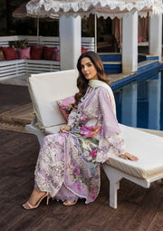 Kahf Premium Embroidered Luxury Lawn Unstitched 3Pc Suit KLR-11 Bloom