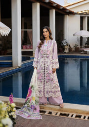 Kahf Premium Embroidered Luxury Lawn Unstitched 3Pc Suit KLR-11 Bloom
