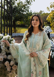 Kahf Premium Embroidered Luxury Lawn Unstitched 3Pc Suit KLR-2B Garnet