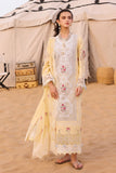Qalamkar Festive Eid Embroidered Chikankari Unstitched 3Pc Suit KM-01 NIAMH