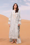 Qalamkar Festive Eid Embroidered Chikankari Unstitched 3Pc Suit KM-06 APOLLINE
