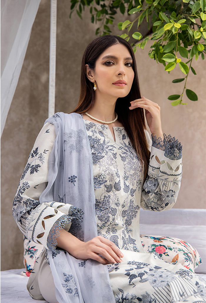 Koel by Humdum Embroidered Lawn Unstitched 3 Piece Suit KO-01