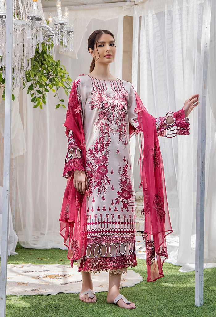Koel by Humdum Embroidered Lawn Unstitched 3 Piece Suit KO-04