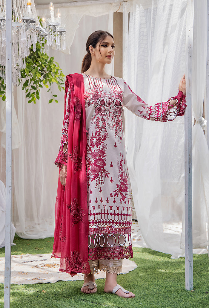 Koel by Humdum Embroidered Lawn Unstitched 3 Piece Suit KO-04