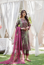 Koel by Humdum Embroidered Lawn Unstitched 3 Piece Suit KO-10