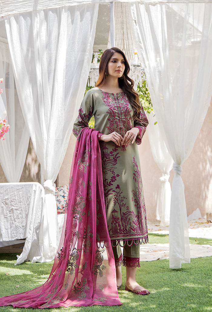 Koel by Humdum Embroidered Lawn Unstitched 3 Piece Suit KO-10