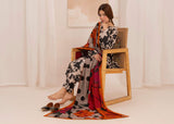 Feathers Digital Printed Dhanak Unstitched 3Pc Suit KORALIS-FT587