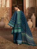 KAHF Aangan Embroidered Luxury Lawn Unstitched 3Pc Suit KPS-1B SUMBUL
