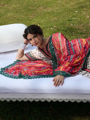 KAHF Aangan Embroidered Luxury Lawn Unstitched 3Pc Suit KPS-2B MEHRUBA