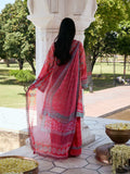 KAHF Aangan Embroidered Luxury Lawn Unstitched 3Pc Suit KPS-3A TABEER