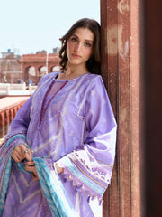KAHF Aangan Embroidered Luxury Lawn Unstitched 3Pc Suit KPS-6A NAJAM