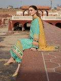 KAHF Aangan Embroidered Luxury Lawn Unstitched 3Pc Suit KPS-7A NAZISH
