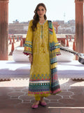 KAHF Aangan Embroidered Luxury Lawn Unstitched 3Pc Suit KPS-8A ZARAFSHAN