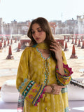 KAHF Aangan Embroidered Luxury Lawn Unstitched 3Pc Suit KPS-8A ZARAFSHAN