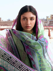 KAHF Aangan Embroidered Luxury Lawn Unstitched 3Pc Suit KPS-8B RUMI